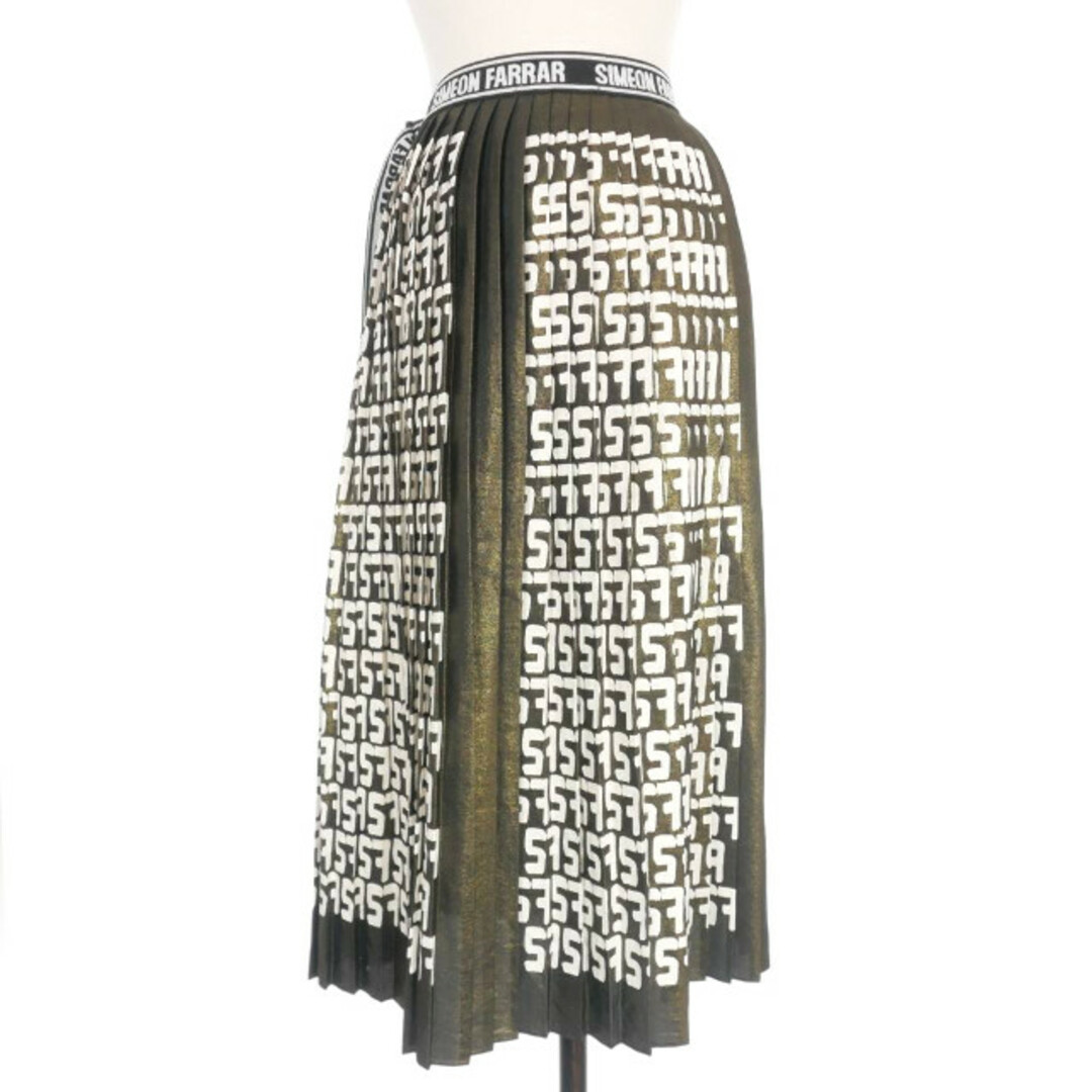 シメオン ファラー simeon farrar ラッププリーツスカート S レディースのスカート(ひざ丈スカート)の商品写真