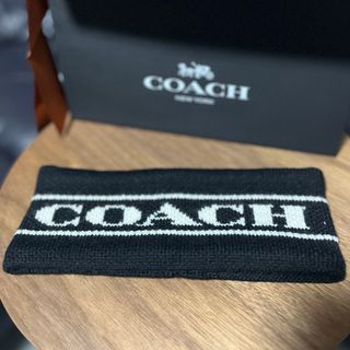 コーチ(COACH)のマッキー様専用¨未使用 COACH¨ヘアターバン(ヘアバンド)