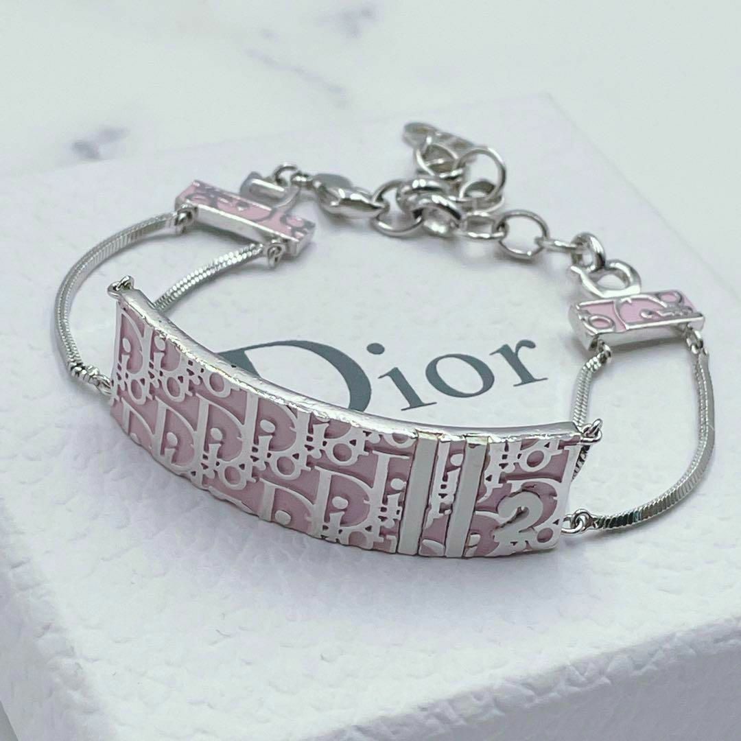 ✨希少✨ Dior トロッター ブレスレット シルバー ロゴ プレート No.2アクセサリー