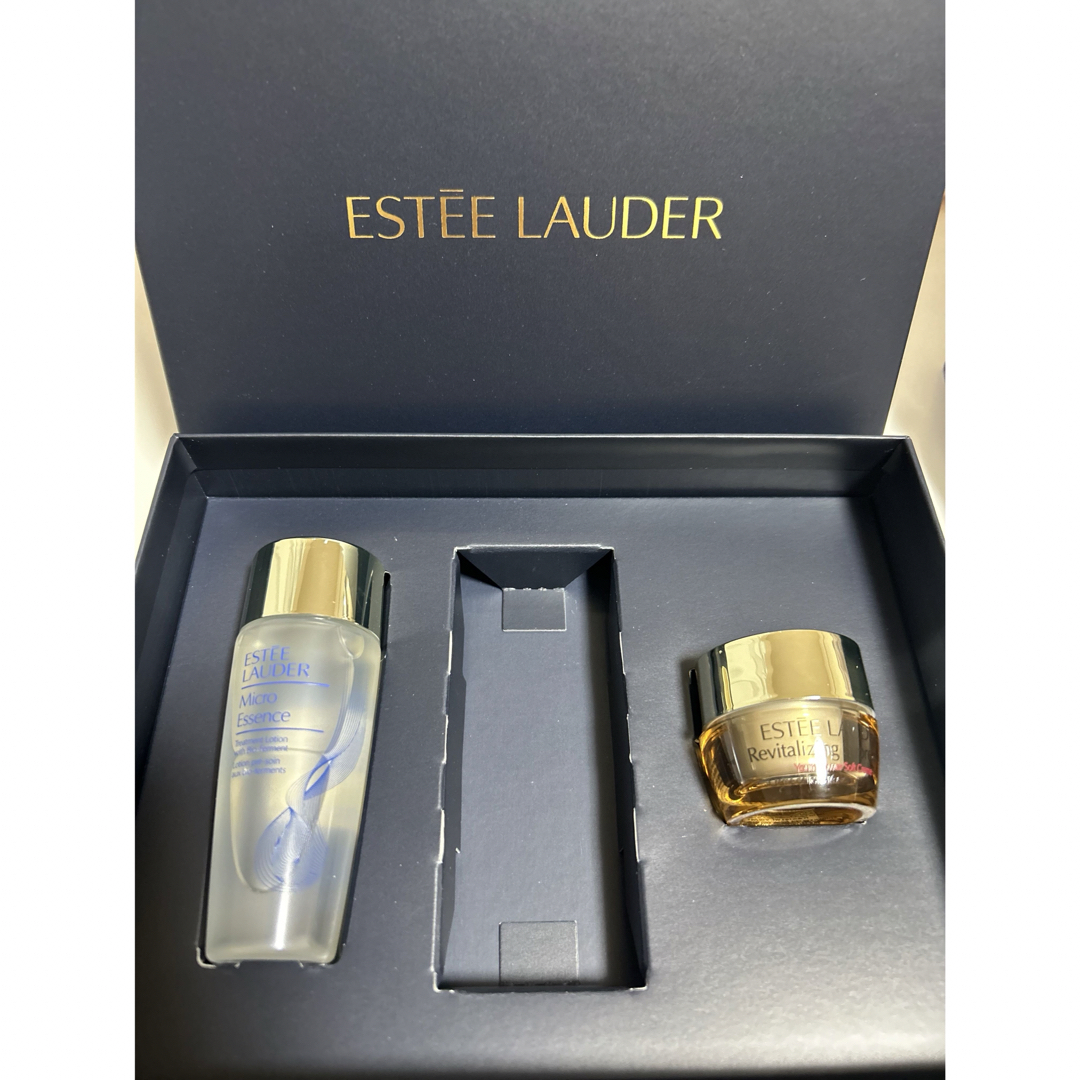 Estee Lauder(エスティローダー)のエスティローダー　マイクロエッセンスローションBF ／シュープリームクリーム コスメ/美容のキット/セット(サンプル/トライアルキット)の商品写真