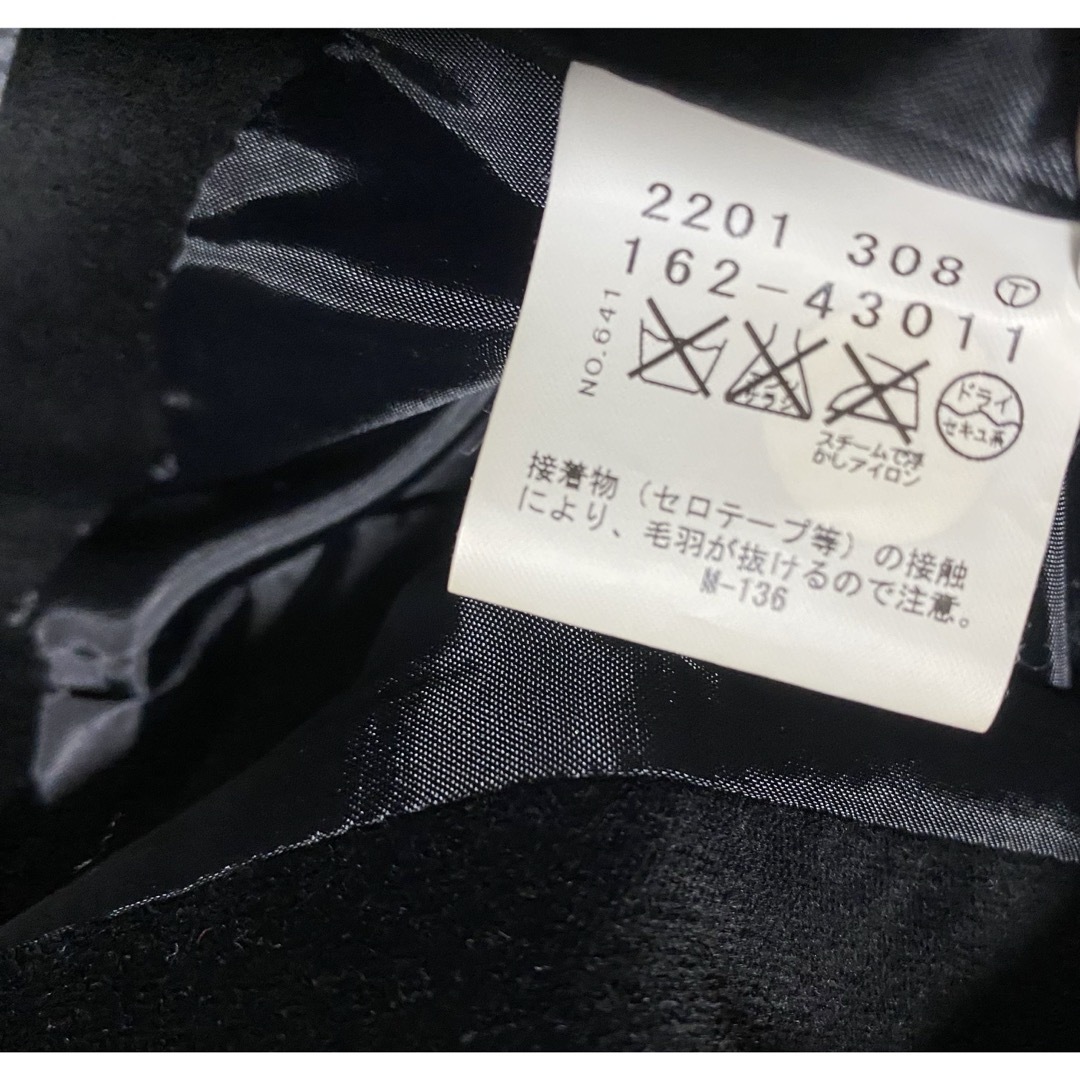 OZOC(オゾック)のOZOC ベロアジャケット 黒 テーラードジャケット オゾック レディースのジャケット/アウター(テーラードジャケット)の商品写真