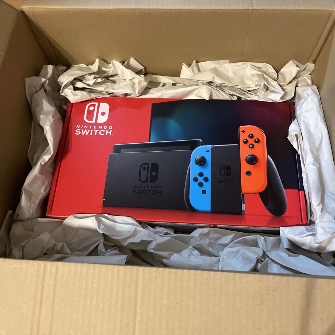 任天堂 Switch 本体 新品 未開封 ネオンブルー ネオンレッドの通販 by