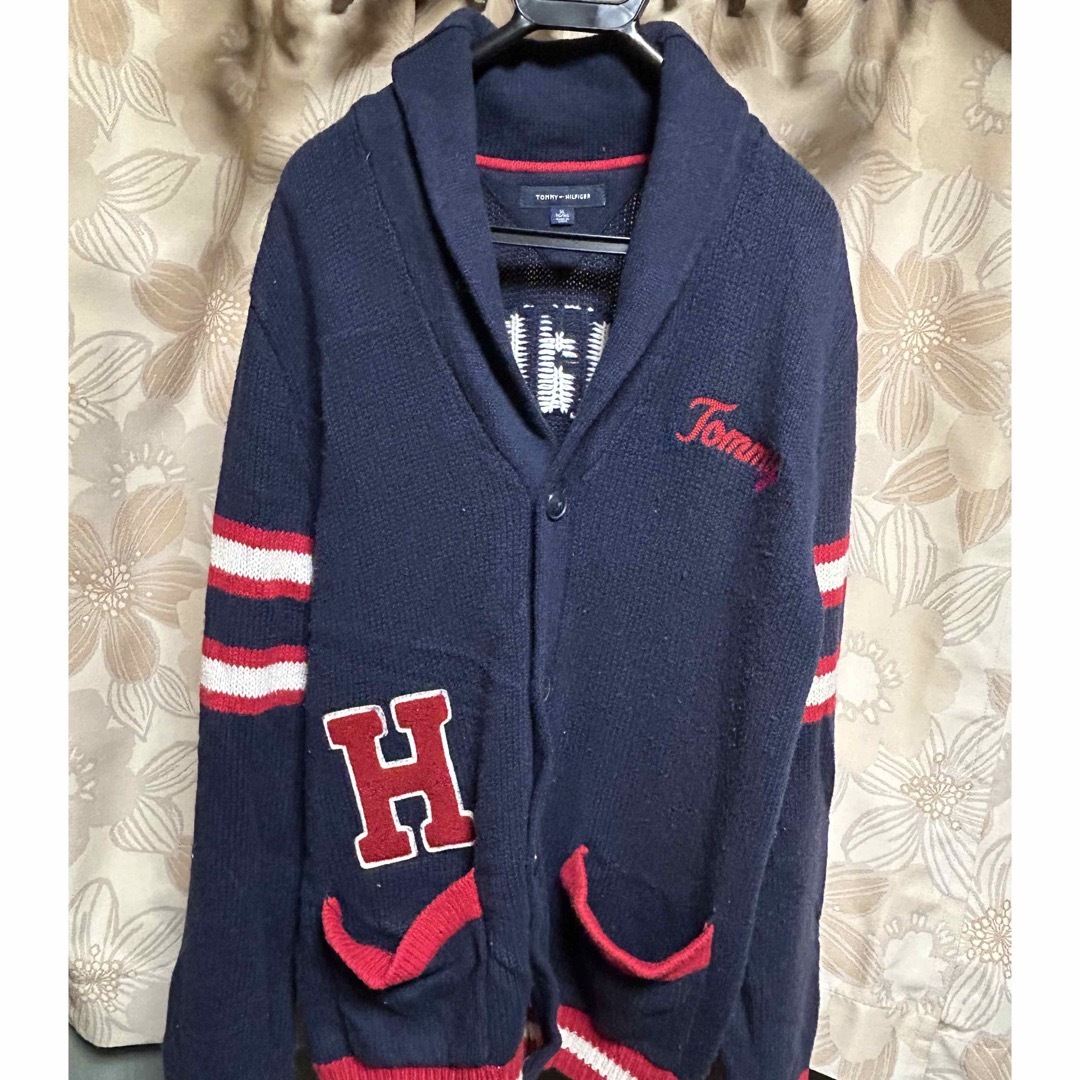 TOMMY HILFIGER(トミーヒルフィガー)のTOMMY H ILFIGER カーディガンX L 備品 メンズのトップス(カーディガン)の商品写真