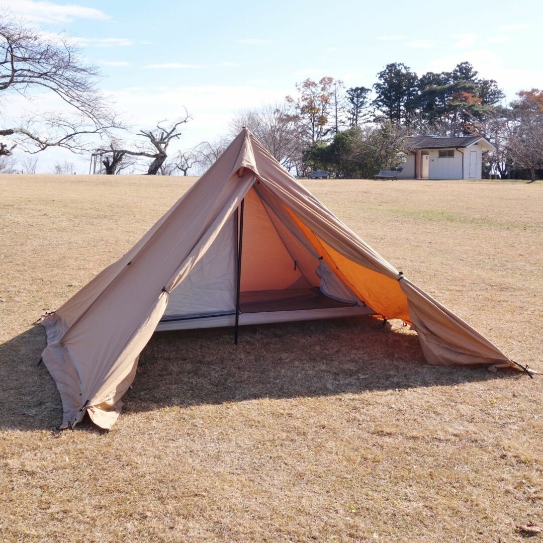 表記サイズ-極美品 テンマク デザイン tent-Mark DESIGNS PANDA TC+ パンダTCプラス TM-200029 テント モノポール ツーリング ソロ キャンプ アウトドア