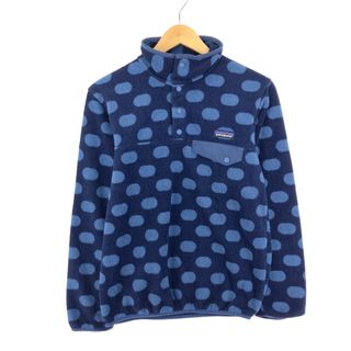 パタゴニア(patagonia)の古着 14年製 パタゴニア Patagonia シンチラスナップT 25455FA14 総柄 フリースプルオーバー レディースXS /eaa397885(その他)