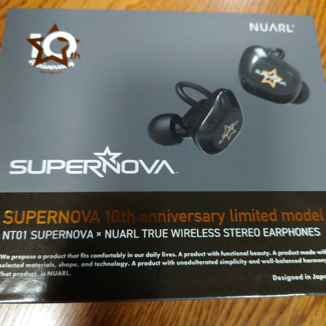 10th AnniversaryワイヤレスイヤホンSUPERNOVA×NUARL スマホ/家電/カメラのオーディオ機器(ヘッドフォン/イヤフォン)の商品写真