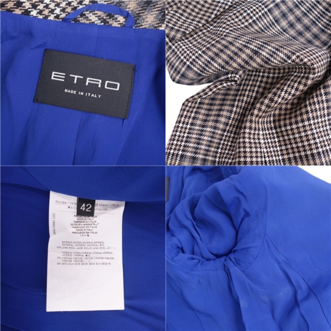 ETRO - 美品 エトロ ETRO コート チェスターコート チェック ETRO - 美品 エトロ ETRO コート チェスターコート チェック