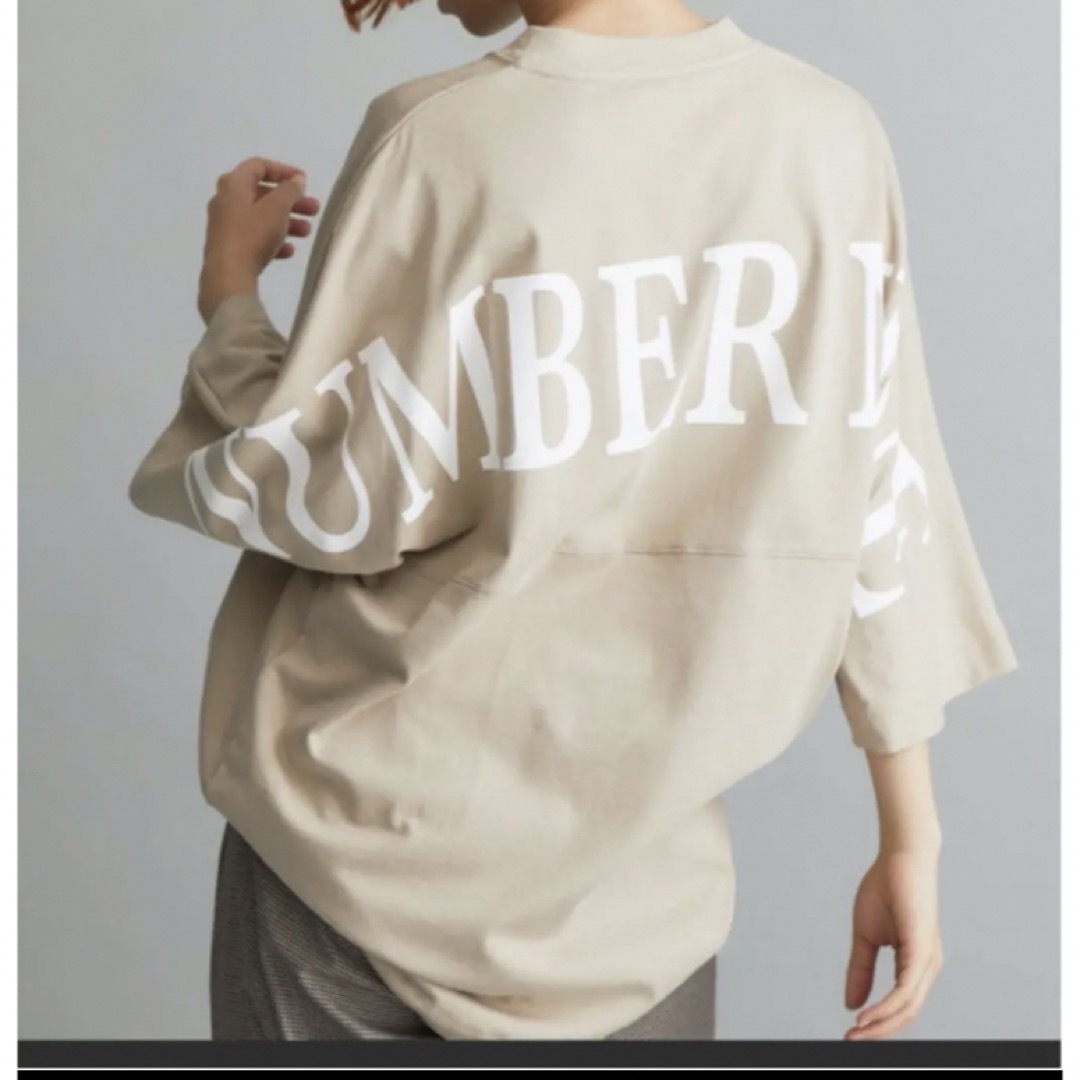 NUMBER (N)INE(ナンバーナイン)の【NUMBER (N)INE】ビッグシルエット ロゴ バックプリントTシャツ メンズのトップス(Tシャツ/カットソー(半袖/袖なし))の商品写真