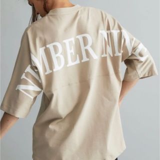 ナンバーナイン(NUMBER (N)INE)の【NUMBER (N)INE】ビッグシルエット ロゴ バックプリントTシャツ(Tシャツ/カットソー(半袖/袖なし))