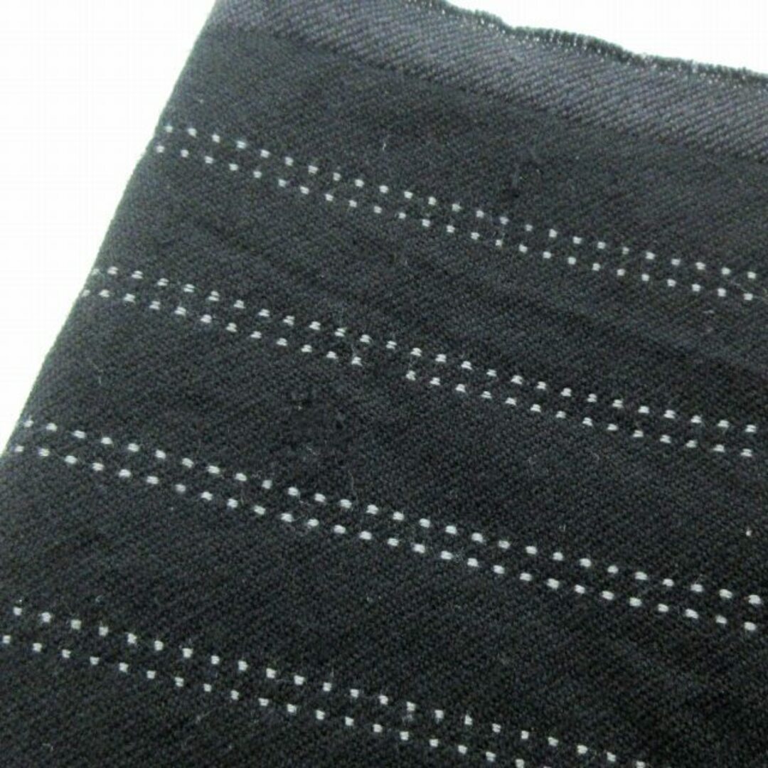 FENDI(フェンディ)のフェンディ マフラー フリンジ ストライプ ウール イタリヤ製 グレー ブラック メンズのファッション小物(マフラー)の商品写真
