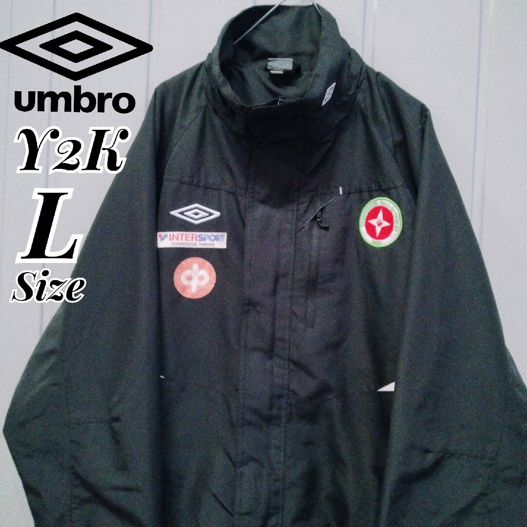 UMBRO アンブロ Y2K 企業ロゴ　ワンポイントロゴ刺繍　ナイロンジャケット