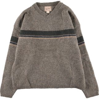 ウールリッチ(WOOLRICH)の古着 90年代 ウールリッチ WOOLRICH ウールニットセーター USA製 メンズL ヴィンテージ /eaa398895(ニット/セーター)