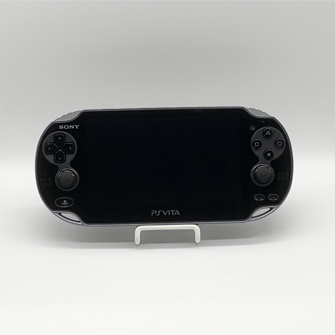 PlayStation Vita(プレイステーションヴィータ)の【完品・美品】PlayStation Vita PCH-1100 ブラック 本体 エンタメ/ホビーのゲームソフト/ゲーム機本体(携帯用ゲーム機本体)の商品写真