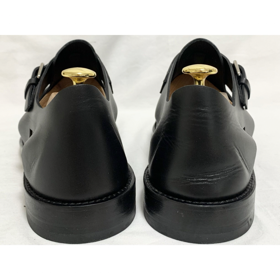 Hermes(エルメス)の希少 超美品 エルメス クレマン シルバー金具 レザー グルカ サンダル 43 メンズの靴/シューズ(サンダル)の商品写真