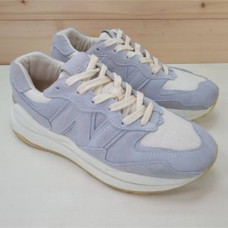 ニューバランス(New Balance)のニューバランス W5740UND ライトグレー ブルー 24㎝(スニーカー)