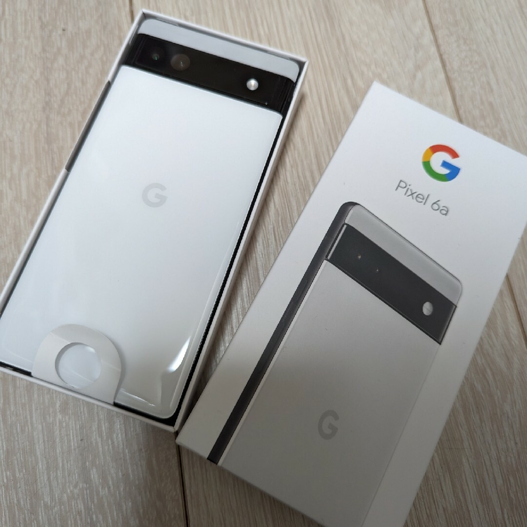 Google Pixel(グーグルピクセル)の美品 Pixel 6a 6.1インチ 6GB 128GB Chalk スマホ/家電/カメラのスマートフォン/携帯電話(スマートフォン本体)の商品写真