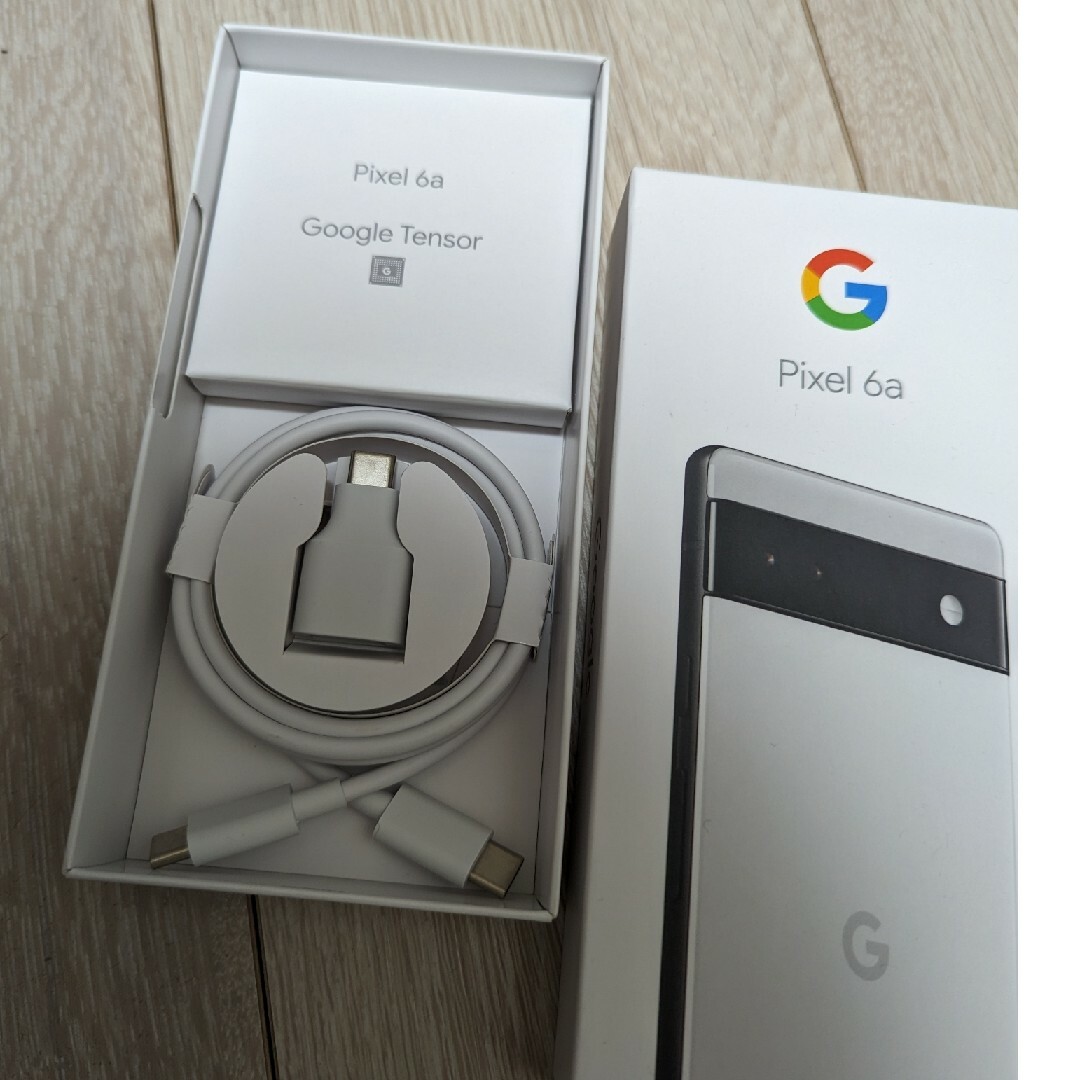 Google Pixel(グーグルピクセル)の美品 Pixel 6a 6.1インチ 6GB 128GB Chalk スマホ/家電/カメラのスマートフォン/携帯電話(スマートフォン本体)の商品写真