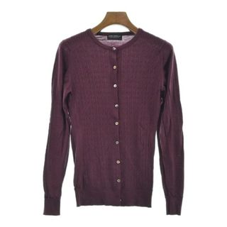 ジョンスメドレー(JOHN SMEDLEY)のJOHN SMEDLEY ジョンスメドレー カーディガン S 紫 【古着】【中古】(カーディガン)