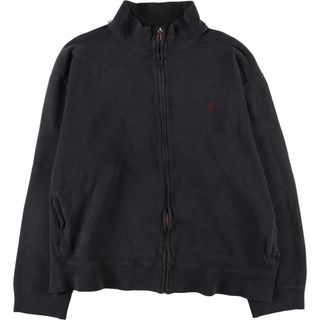 ラルフローレン(Ralph Lauren)の古着 ラルフローレン Ralph Lauren POLO by Ralph Lauren コットンニットフルジップセーター メンズXXL /eaa398073(ニット/セーター)