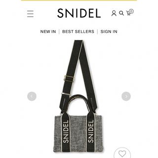 スナイデル(SNIDEL)のSNIDEL キルティングロゴバッグ🌷新作新品🍀完売(トートバッグ)