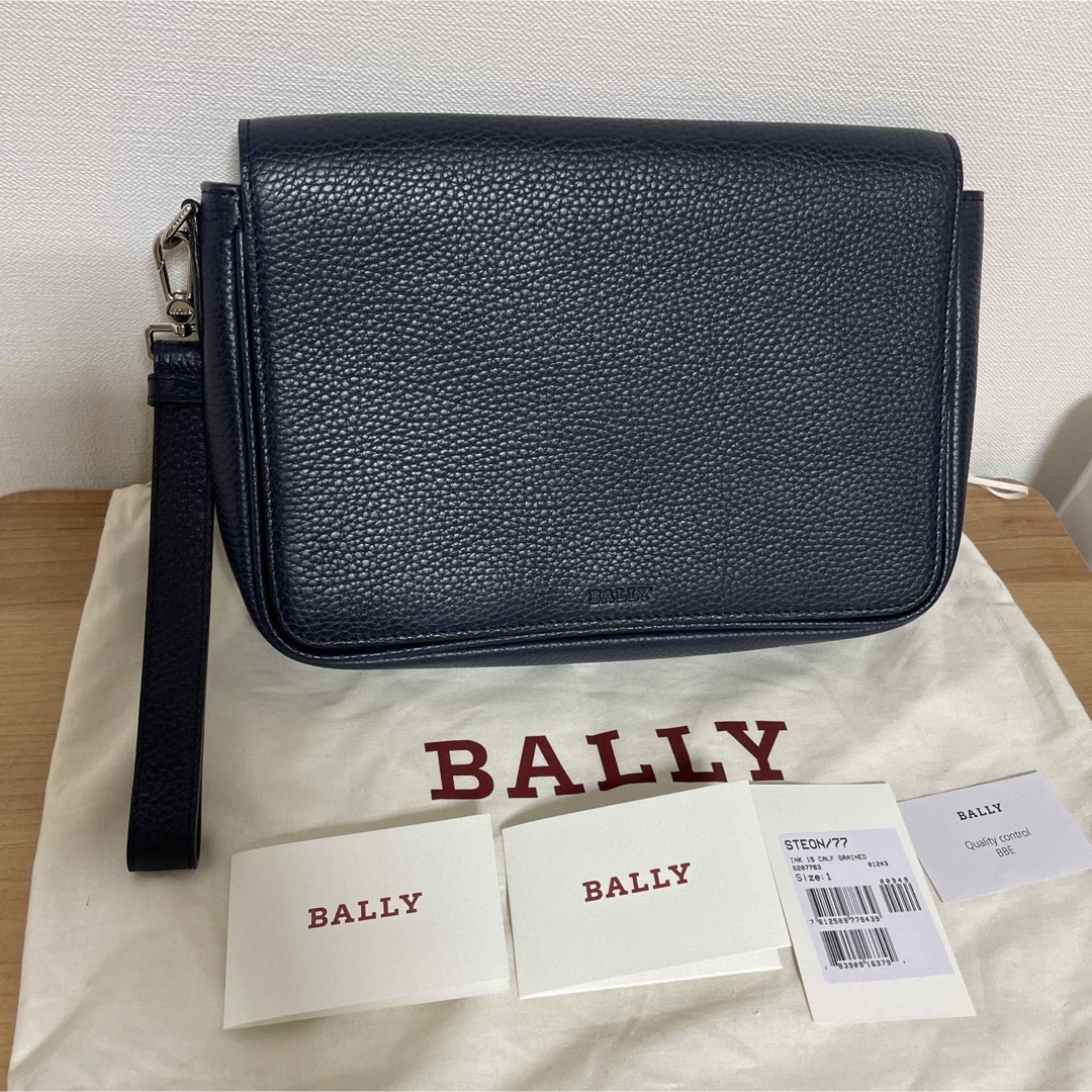 Bally - バリー BALLY STEON クラッチバッグ ネイビー 新品未使用の