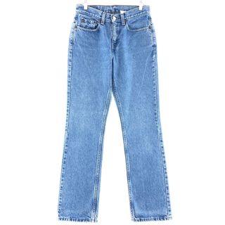 リーバイス(Levi's)の古着 リーバイス Levi's 505 SLIM FIT STRAIGHT LEG スリム ストレート デニムパンツ レディースL(w29) /eaa380081(デニム/ジーンズ)