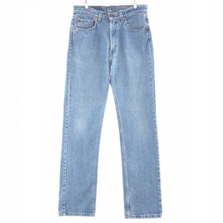 リーバイス(Levi's)の古着 90年代 リーバイス Levi's 505 REGULAR FIT STRAIGHT LEG テーパードデニムパンツ USA製 メンズw34 ヴィンテージ /taa003995(デニム/ジーンズ)