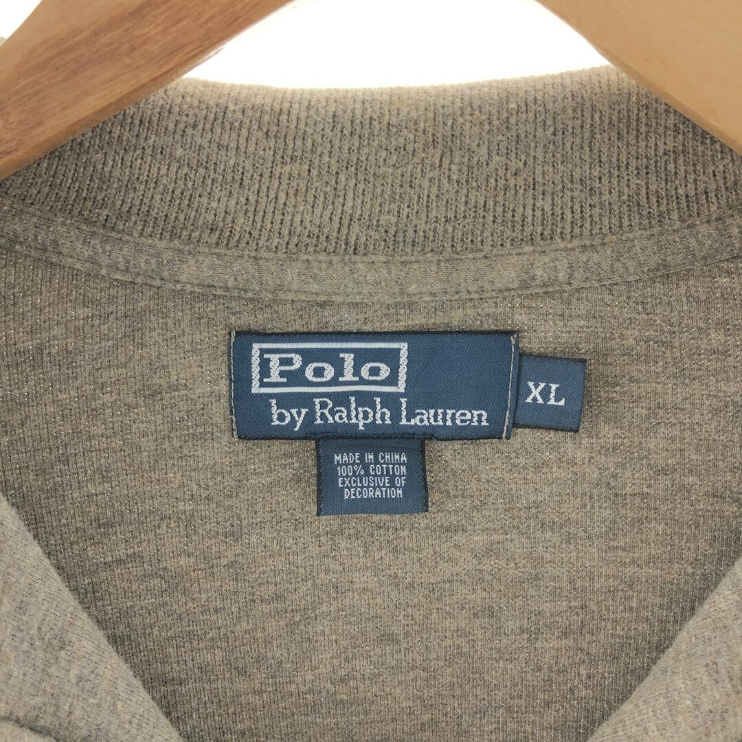 Ralph Lauren(ラルフローレン)の古着 ラルフローレン Ralph Lauren POLO by Ralph Lauren コットンニットハーフジップセーター メンズXL /eaa380866 メンズのトップス(ニット/セーター)の商品写真