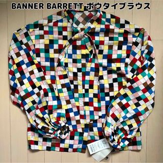 バナーバレット(Banner Barrett)の【新品】BANNER BARRETT(バナーバレット)チェック柄ボウタイブラウス(シャツ/ブラウス(長袖/七分))