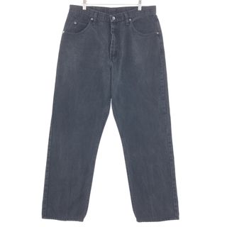 ラングラー(Wrangler)の古着 ラングラー Wrangler ブラックデニム テーパードデニムパンツ メンズw36 /taa002448(デニム/ジーンズ)