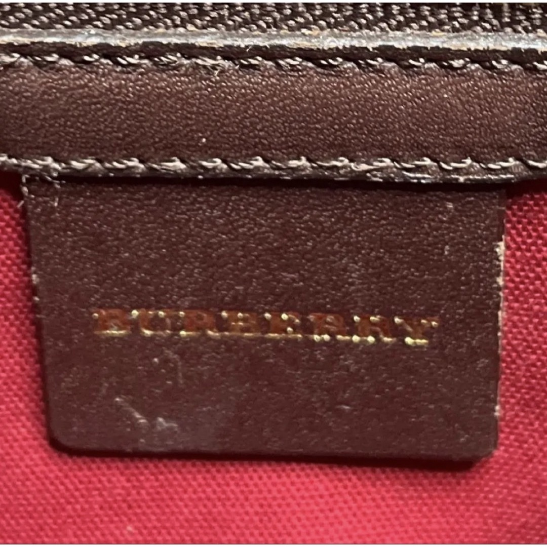 BURBERRY(バーバリー)のBURBERRY バーバリー ハンドバッグ ウール ノヴァチェック レディースのバッグ(ハンドバッグ)の商品写真