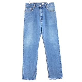 リーバイス(Levi's)の古着 リーバイス Levi's 505 REGULAR FIT STRAIGHT LEG テーパードデニムパンツ USA製 メンズw34 /eaa380018(デニム/ジーンズ)