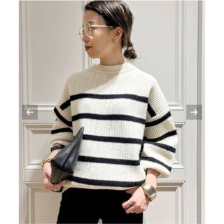 ドゥーズィエムクラス(DEUXIEME CLASSE)の超美品❗️ MUSE de Deuxieme Classe ボーダーニット(ニット/セーター)