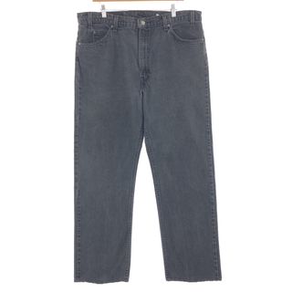 リーバイス(Levi's)の古着 90年代 リーバイス Levi's 505 REGULAR FIT STRAIGHT LEG ブラックデニム テーパードデニムパンツ USA製 メンズw40 ヴィンテージ /taa003657(デニム/ジーンズ)