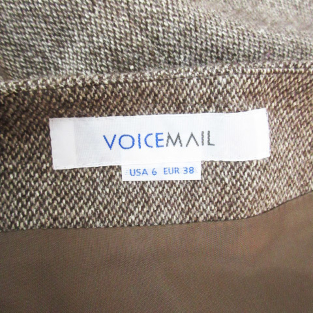 VOICEMAIL(ヴォイスメール)のヴォイスメール トランペットスカート ボックスプリーツ ウール ■MO レディースのスカート(ひざ丈スカート)の商品写真