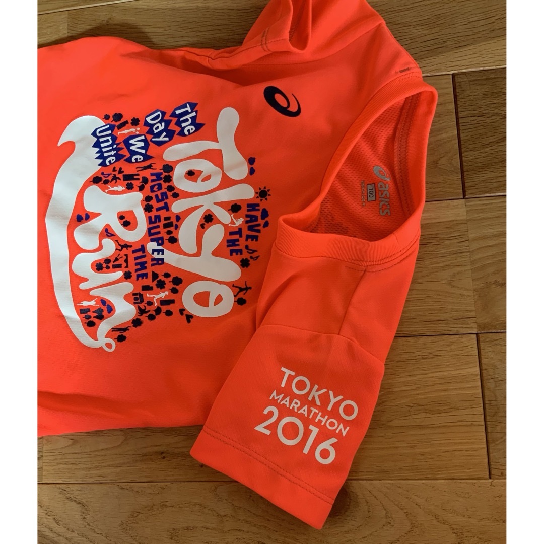 asics(アシックス)の東京マラソン2016 アシックス ASICS キッズ Tシャツ(100) キッズ/ベビー/マタニティのキッズ服男の子用(90cm~)(Tシャツ/カットソー)の商品写真