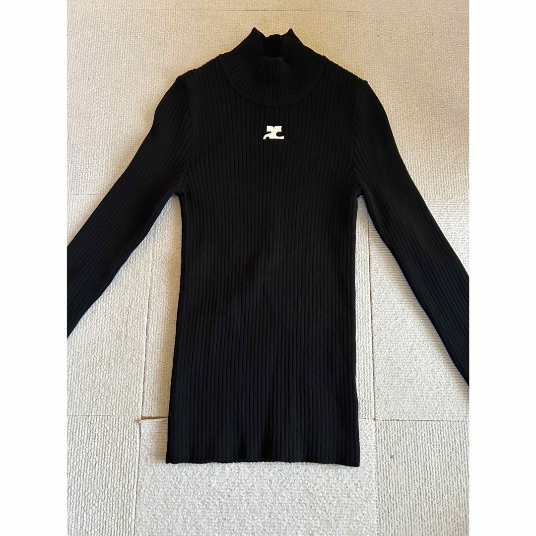 ニットCourreges クレージュ タートルネックセーター ニット