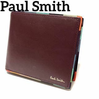 ポールスミス(Paul Smith)の✨ポールスミス✨アーティストストライプポップ✨2つ折り財布✨フラップ✨ウォレット(折り財布)