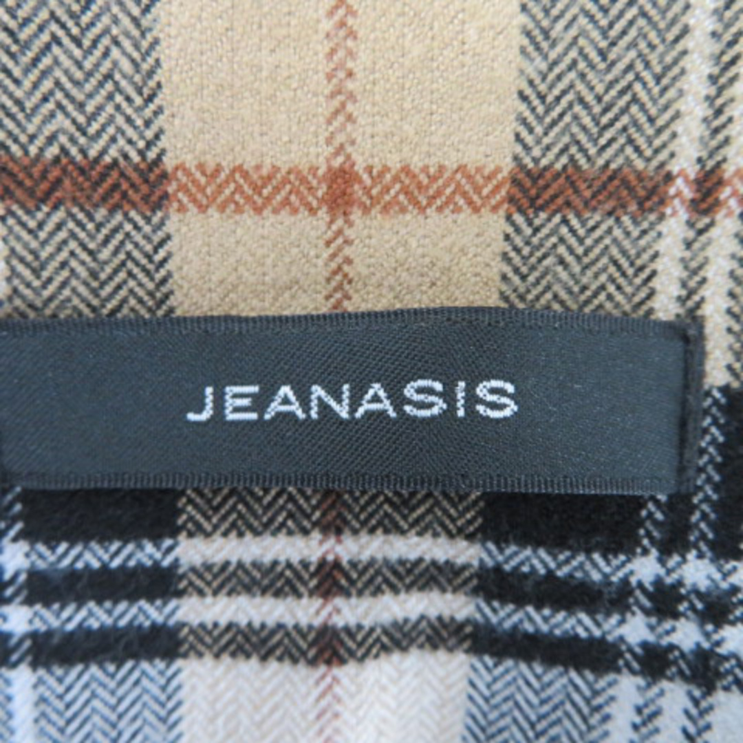 JEANASIS(ジーナシス)のジーナシス サロペット オーバーオール ワイドパンツ チェック柄 F レディースのパンツ(サロペット/オーバーオール)の商品写真