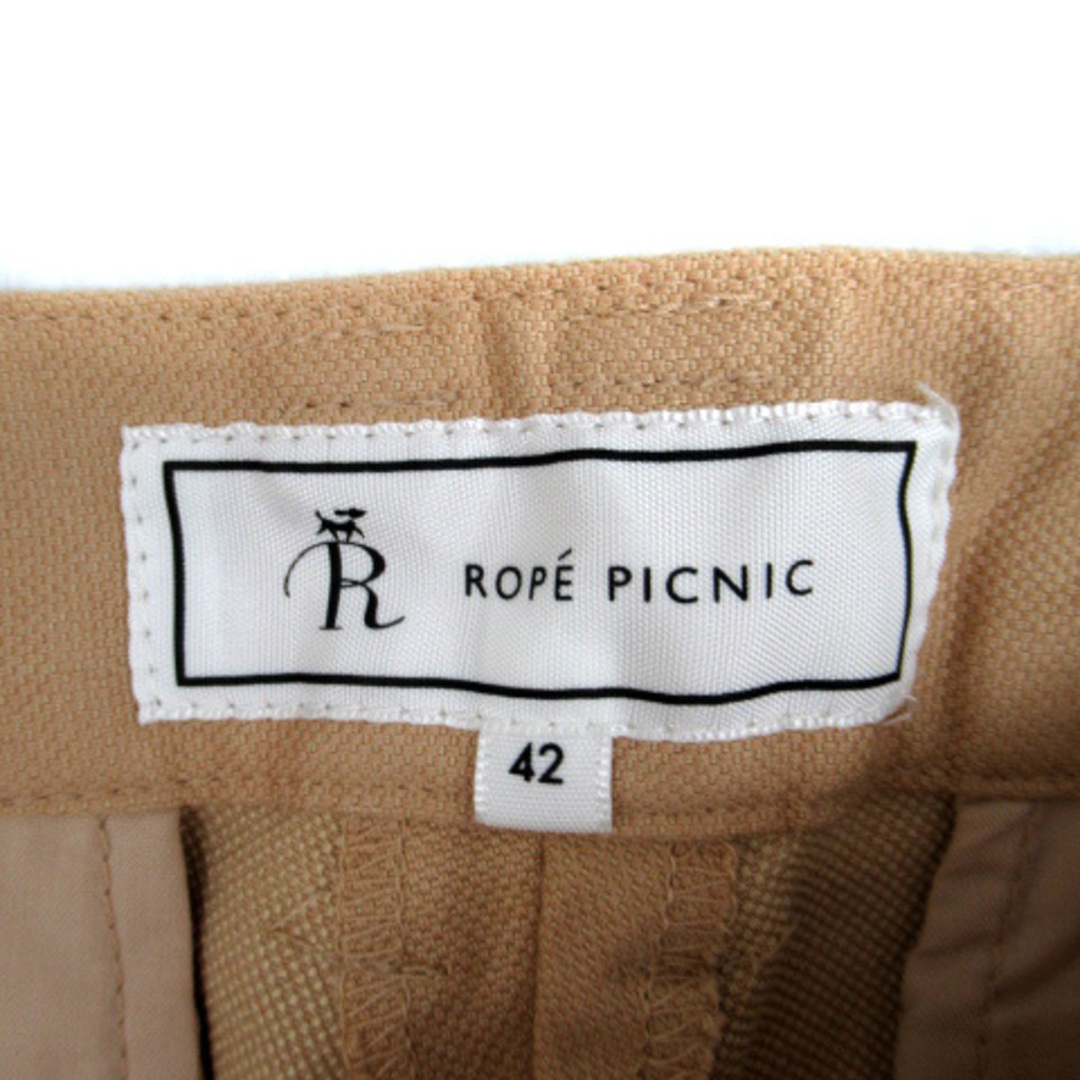 Rope' Picnic(ロペピクニック)のロペピクニック クロップドパンツ 七分丈 42 大きいサイズ ベージュ レディースのパンツ(その他)の商品写真