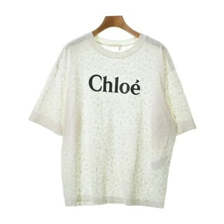 クロエ(Chloe)のChloe クロエ Tシャツ・カットソー L アイボリー(総柄) 【古着】【中古】(カットソー(半袖/袖なし))
