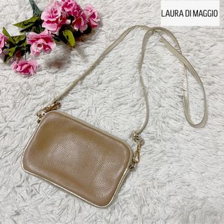 ディマジオ(DI MAGGIO)の【美品】LAURA DI MAGGIOローラディマッジオ　本革ショルダーバッグ(ショルダーバッグ)