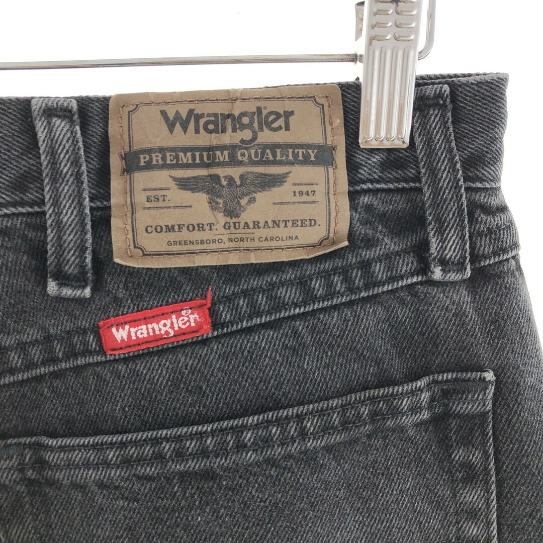 Wrangler(ラングラー)の古着 ラングラー Wrangler ブラックデニム テーパードデニムパンツ メンズw36 /taa002433 メンズのパンツ(デニム/ジーンズ)の商品写真