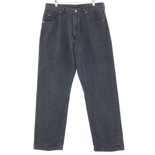 ラングラー(Wrangler)の古着 ラングラー Wrangler ブラックデニム テーパードデニムパンツ メンズw36 /taa002433(デニム/ジーンズ)