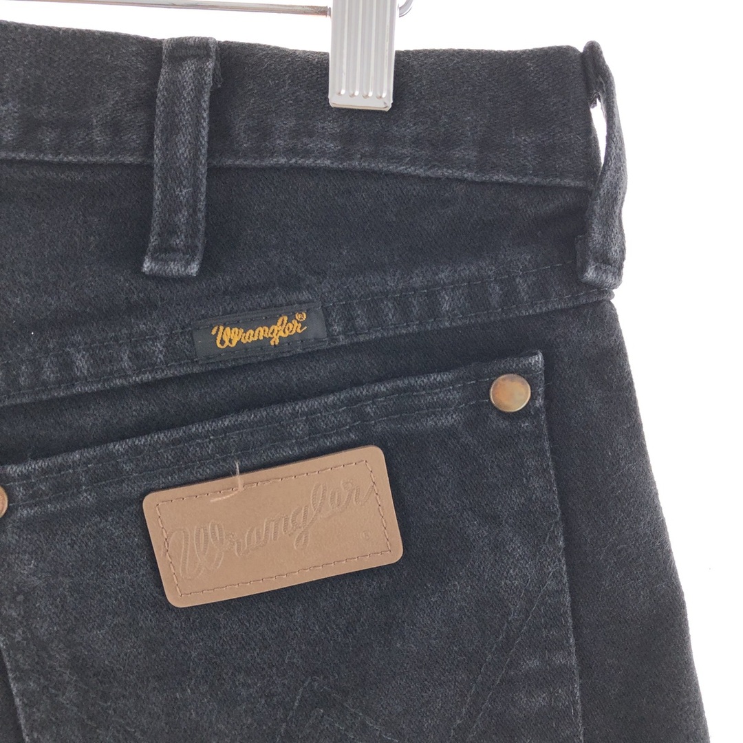 Wrangler(ラングラー)の古着 ラングラー Wrangler ブラックデニム テーパードデニムパンツ メンズw32 /taa002447 メンズのパンツ(デニム/ジーンズ)の商品写真