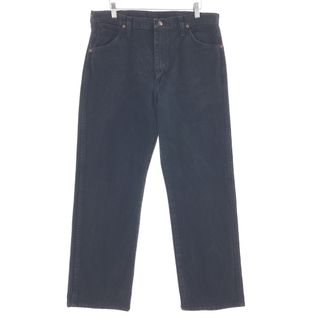 ラングラー(Wrangler)の古着 ラングラー Wrangler ブラックデニム テーパードデニムパンツ メンズw32 /taa002447(デニム/ジーンズ)