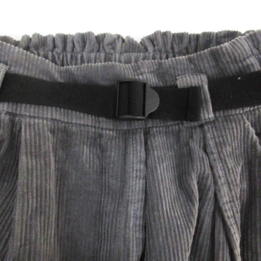 Ciaopanic(チャオパニック)のチャオパニック コーデュロイスカート フレア ロング丈 M チャコールグレー 黒 レディースのスカート(ロングスカート)の商品写真