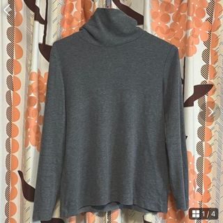 ユニクロ(UNIQLO)のUNIQLO ユニクロ　レディース　ヒートテック　タートルネック　L フリース(Tシャツ(長袖/七分))