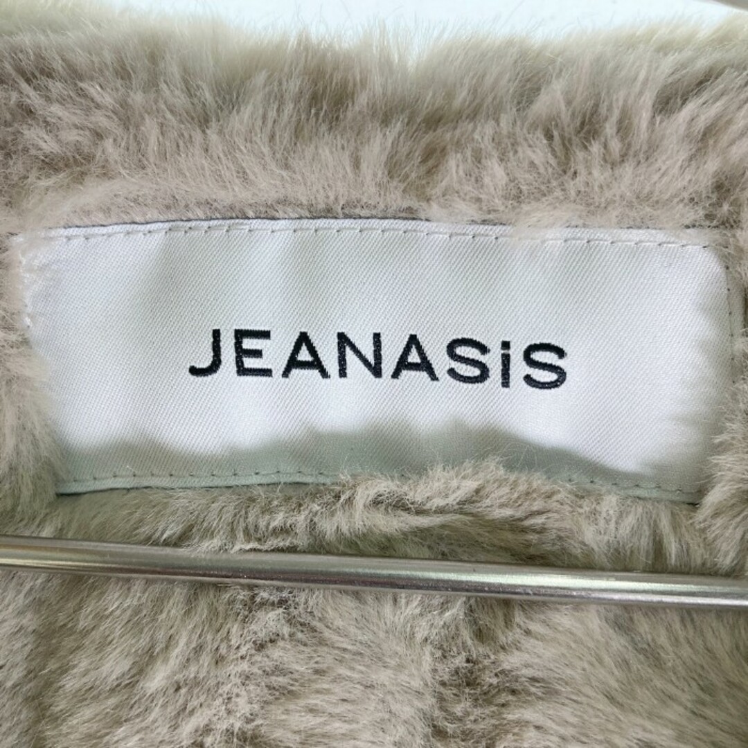 JEANASIS(ジーナシス)の★JEANASIS ジーナシス WEB限定 2WAYファーブルゾン JS071508TS グレージュ sizeF レディースのジャケット/アウター(ブルゾン)の商品写真