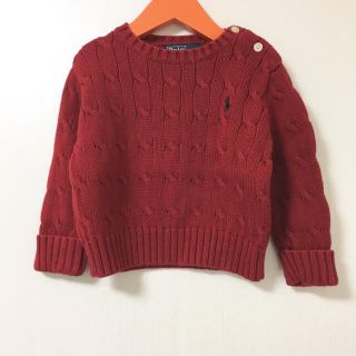 ポロラルフローレン(POLO RALPH LAUREN)の美品！ラルフローレン ニット 12M(ニット/セーター)